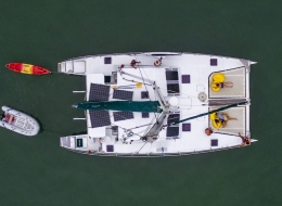 Catamaran Mahayana birdseyeview