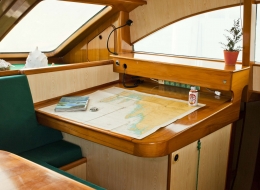Catamaran Mahayana Map Table