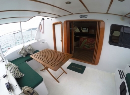 Catamaran Mahayana Rear Deck