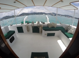 Catamaran Mahayana Rear Deck
