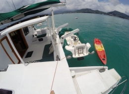 Catamaran Mahayana Rear Deck