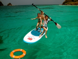 Acrobatic Training on the SUP